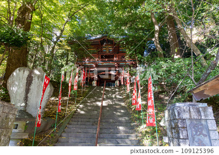 The approach to Mizusawa Kannon The approach to Mizusawa Kannon 109125396