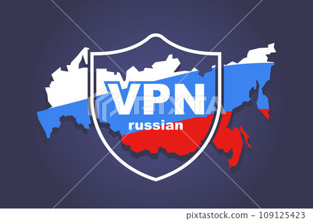 vpn icon and maps of russia. bypass Internet blocking restrictions. vpn icon and maps of russia. bypass Internet blocking restrictions. 109125423