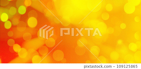 Yellow widescreen bokeh background for seasonal, holidays, event and celebrations with copy space for text or your images 109125865