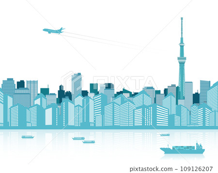 背景中可以看到天空樹的城市景觀 109126207