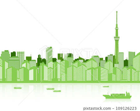 背景中可以看到天空樹的城市景觀 109126223