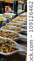 A huge assortment of salads in one of the hotel restaurants in Turkey 109126462