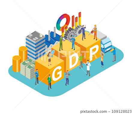 GDP image illustration 109128023