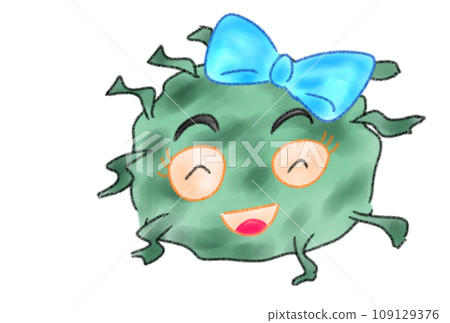Germs dressed up with ribbons 109129376