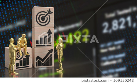 The man figure and wood cube for Business concept 3d rendering. The man figure and wood cube for Business concept 3d rendering. 109130248