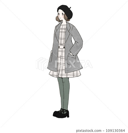 Winter fashion 109130364