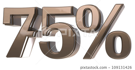 Font With Number 3D Render 109131426