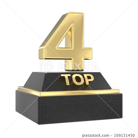 Font With Number 3D Render 109131450