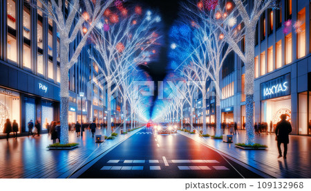Gorgeous cityscape-AI generated image 109132968