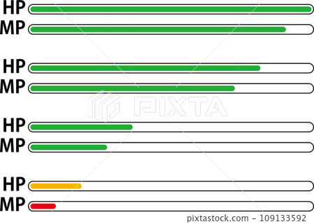Game HP and MP gauge 109133592
