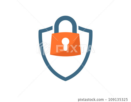 Secure icon in flat style. Privacy guarantee vector illustration on isolated background. Safety risk sign business concept. 109135325