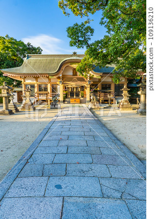 Tatsuta Shrine Worship Hall in Ikaruga Town, Ikoma District, Nara Prefecture Tatsuta Shrine Worship Hall in Ikaruga Town, Ikoma District, Nara Prefecture 109136210