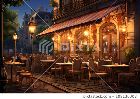 European townscape AI illustration European townscape AI illustration 109136308