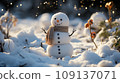 western snowman 109137071