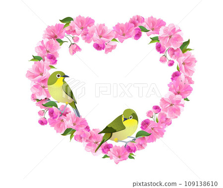 cherry blossom heart for mother's day 109138610