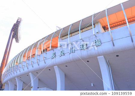 岐阜縣岐阜市長良川體育場風景 岐阜縣岐阜市長良川體育場風景 109139559