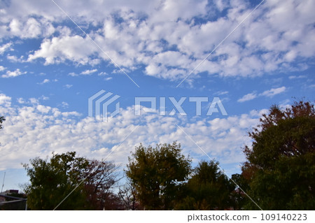 Blue sky above Kosuge Higashi Sports Park 109140223