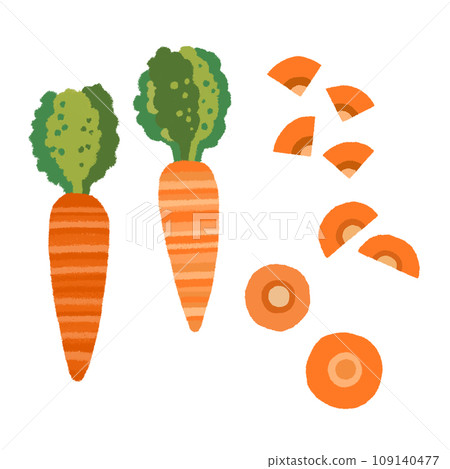 Let's eat vegetables: carrots 109140477