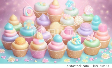 多彩的蛋糕 109140484