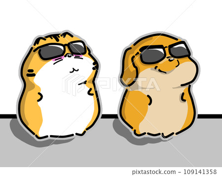 戴著墨鏡的貓狗 109141358