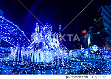 Blue Illumination 109141838