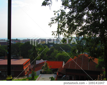 Malacca river cityscape 109141847