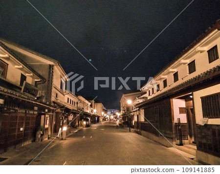 倉敷美觀地區的夜景（路燈） 109141885