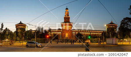 Sforza Castle in Milan Sforza Castle in Milan 109142047