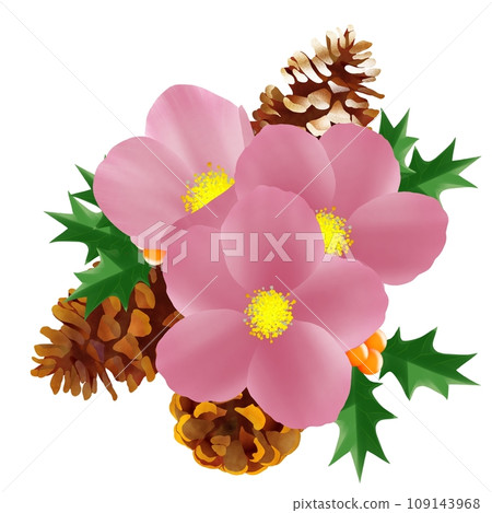 Christmas rose decoration 1 109143968