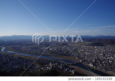 A landscape with the Nagara River. 109145289
