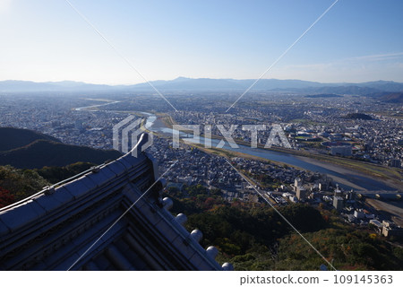A landscape with the Nagara River. 109145363
