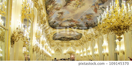 Great Gallery of Schönbrunn Palace, a world heritage site in Austria Great Gallery of Schönbrunn Palace, a world heritage site in Austria 109145370