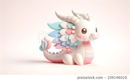 龍年龍新年賀卡插畫 龍年龍新年賀卡插畫 109146020