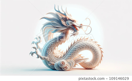 New Year's card illustration of Dragon Year Dragon New Year's card illustration of Dragon Year Dragon 109146029