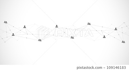 Connecting people and communication concept, social network. Connecting people and communication concept, social network. 109146183