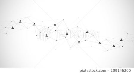 Connecting people and communication concept, social network. Connecting people and communication concept, social network. 109146200