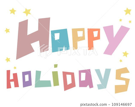 Happy Holidays card in Scandinavian style Happy Holidays card in Scandinavian style 109146697
