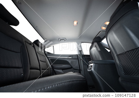 Spacious clean car sedan interior Spacious clean car sedan interior 109147128