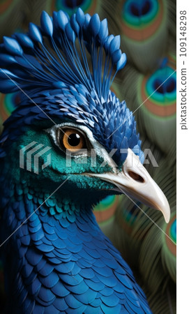 Exotic bird peacock 109148298