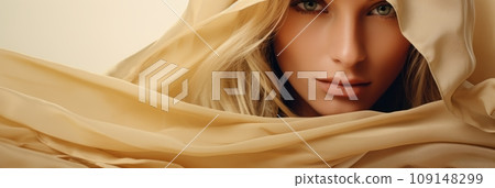 Young girls in clothes in calm autumn colors 109148299