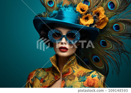 Exotic bird and high fashion 109148593