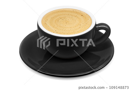 歐蕾咖啡插畫真實 109148873