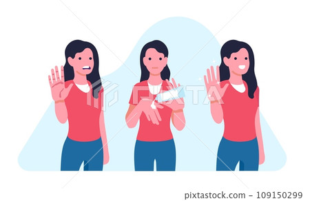 Woman using hand cream. Before and after view. Girl applying moisturizer. Beauty and dermatology treatment. Cosmetic lotion. Palms skin with inflammation and redness. Vector concept Woman using hand cream. Before and after view. Girl applying moisturizer. Beauty and dermatology treatment. Cosmetic lotion. Palms skin with inflammation and redness. Vector concept 109150299
