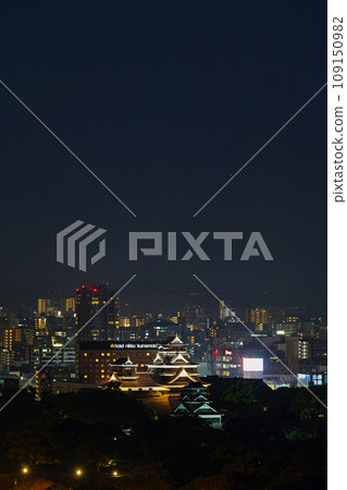 熊本縣/熊本城(熊本城遺址)遠景燈飾(用超遠攝鏡頭拍攝) 熊本縣/熊本城(熊本城遺址)遠景燈飾(用超遠攝鏡頭拍攝) 109150982