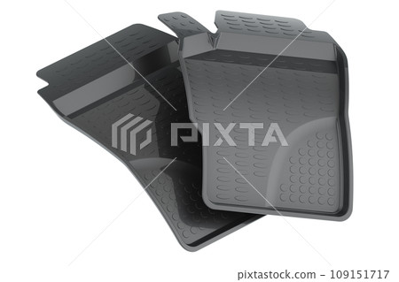 Car mats, 3D rendering 109151717