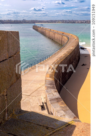 Medieval fortress Saint-Malo, Brittany, France 109151949