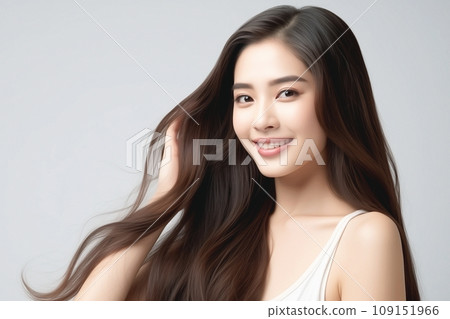 微笑/美女模特兒“AI生成圖像” 109151966