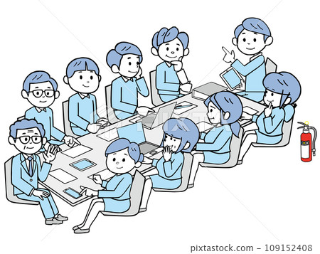 10 名小組成員在學校會議期間 109152408