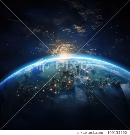 Galaxy Space. cosmos and star background. Generative AI Galaxy Space. cosmos and star background. Generative AI 109153360