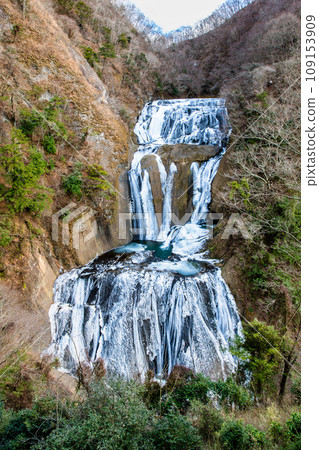 Ibaraki Fukuroda Falls Frozen Waterfall 109153909